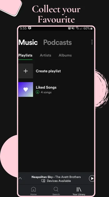 Spotify premium App screenshots