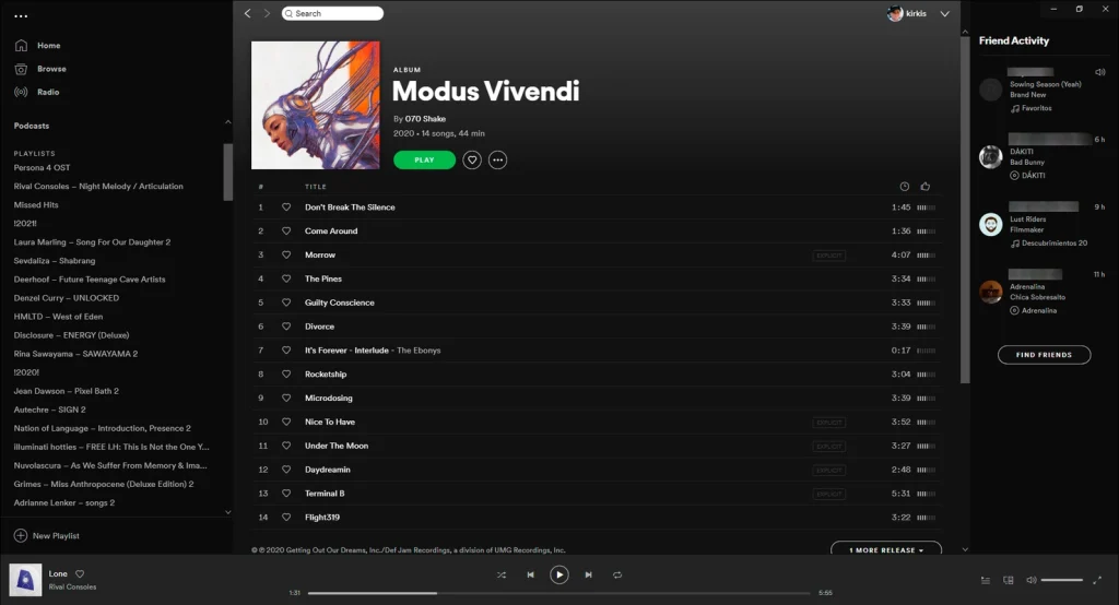 spotify for PC2