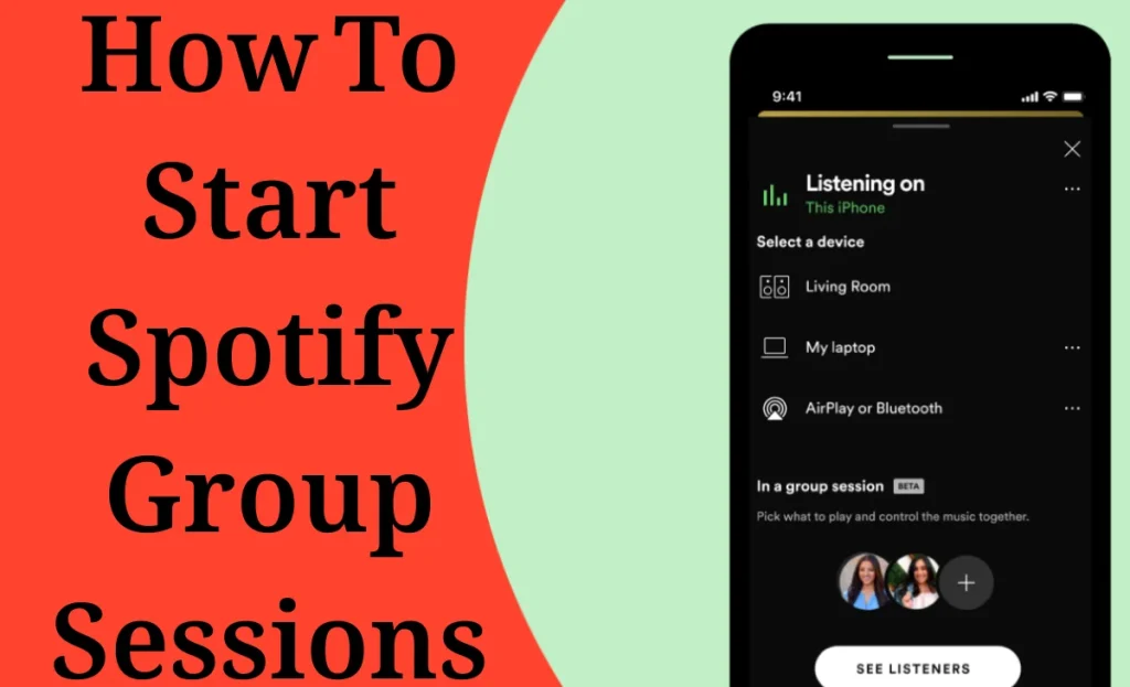 how to start spotify group sessions